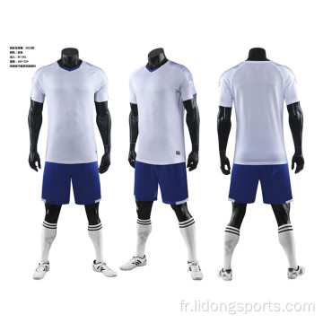 Ensemble de maillot de soccer sec de sublimation personnalisée en gros